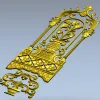 Florentine Arched Door Panel STL for CNC