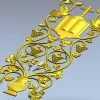 Религиозная декоративная панель "Евангелие и лоза" - 3D модель STL для ЧПУ