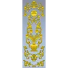 Вертикальная декоративная накладка "Вазон Элеганс" - 3D модель STL для ЧПУ