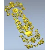 Вертикальная декоративная накладка "Вазон Элеганс" - 3D модель STL для ЧПУ