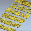 Декоративные фризы с Ганешей - STL модель для ЧПУ