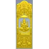 Ganesha Shrine Door Panel - detailed STL 3D model for CNC
