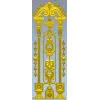 Imperial Pilaster - Baroque Door Overlay STL 3D model for CNC