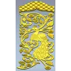 Дверная накладка "Павлинья ветвь" - 3D модель STL для ЧПУ