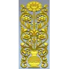 Вертикальная резная панель "Ваза с подсолнухом" - STL для ЧПУ