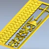 Orthodox Door Panel Relief STL for CNC