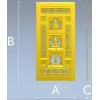 Ornamental Three-Niche Door Panel STL for CNC