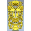 Regal Bloom - ornate vertical panel STL for CNC milling