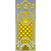 Ornate Quilted Door Panel STL