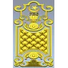 Ornate Quilted Door Panel STL