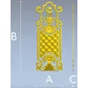 Ornate Quilted Door Panel STL