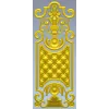 Резная дверная накладка в классическом стиле - STL для ЧПУ