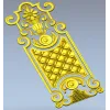 Резная дверная накладка в классическом стиле - STL для ЧПУ