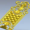 Резная дверная накладка в классическом стиле - STL для ЧПУ