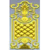 Резная дверная накладка в классическом стиле - STL для ЧПУ