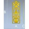 Декоративная панель "Вазон Ренессанс" - 3D модель STL для ЧПУ
