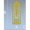 Ампирная дверная накладка - 3D модель STL для ЧПУ