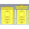 Rococo Door Panel STL for CNC Router