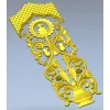 Резная дверная накладка с вазой и гроздьями - 3D модель STL для ЧПУ