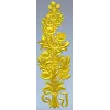 Floral Bouquet Applique STL - high-relief 3D model for CNC routers