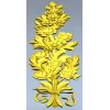 Floral Bouquet Applique STL - high-relief 3D model for CNC routers
