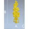 Floral Bouquet Applique STL - high-relief 3D model for CNC routers