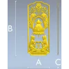 Ornamental Lotus Offering Panel - STL 3D Relief for CNC