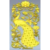 Павлинья декоративная панель STL для ЧПУ