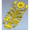 Вазон с растительным орнаментом - 3D модель STL для ЧПУ