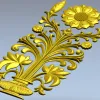 Вазон с растительным орнаментом - 3D модель STL для ЧПУ