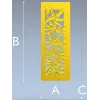 Декоративная панель с цветами - STL модель для ЧПУ