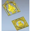 Панно Ганеша и Калаш - 3D модель в формате STL