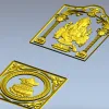 Панно Ганеша и Калаш - 3D модель в формате STL