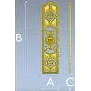Декоративная дверная накладка - STL 3D модель для ЧПУ