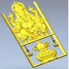Ганеша - рельефная 3D модель для ЧПУ в формате STL