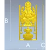 Ганеша - рельефная 3D модель для ЧПУ в формате STL