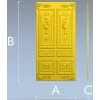 Дверная панель в классическом стиле (STL)