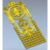 Декоративная дверная накладка "Медальон Люкс" - STL для ЧПУ