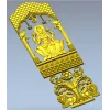 Лакшми на лотосе - 3D модель STL для ЧПУ