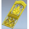 3D модель STL - Храмовая панель с Ганешей для ЧПУ