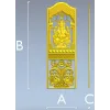 3D модель STL - Храмовая панель с Ганешей для ЧПУ