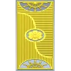 Decorative Door Panel STL - Rosette & Helm Relief