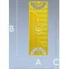 Decorative Door Panel STL - Rosette & Helm Relief