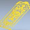Декоративная дверная накладка в стиле барокко - STL модель для ЧПУ