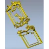 Рокайльная дверная панель - 3D модель в формате STL для ЧПУ