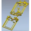 Рокайльная дверная панель - 3D модель в формате STL для ЧПУ