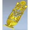 Вазон с парой птиц - 3D модель в формате STL для ЧПУ