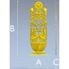 Вазон с парой птиц - 3D модель в формате STL для ЧПУ