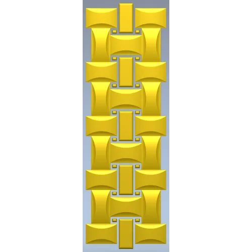 Interlaced Ribbon Trim - STL 3D Model for CNC