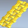 Interlaced Ribbon Trim - STL 3D Model for CNC